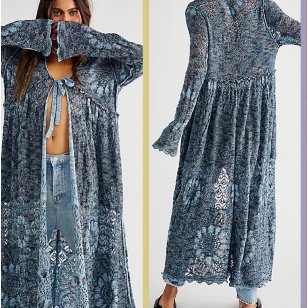 Free People Free Spirit Maxi Cardigan